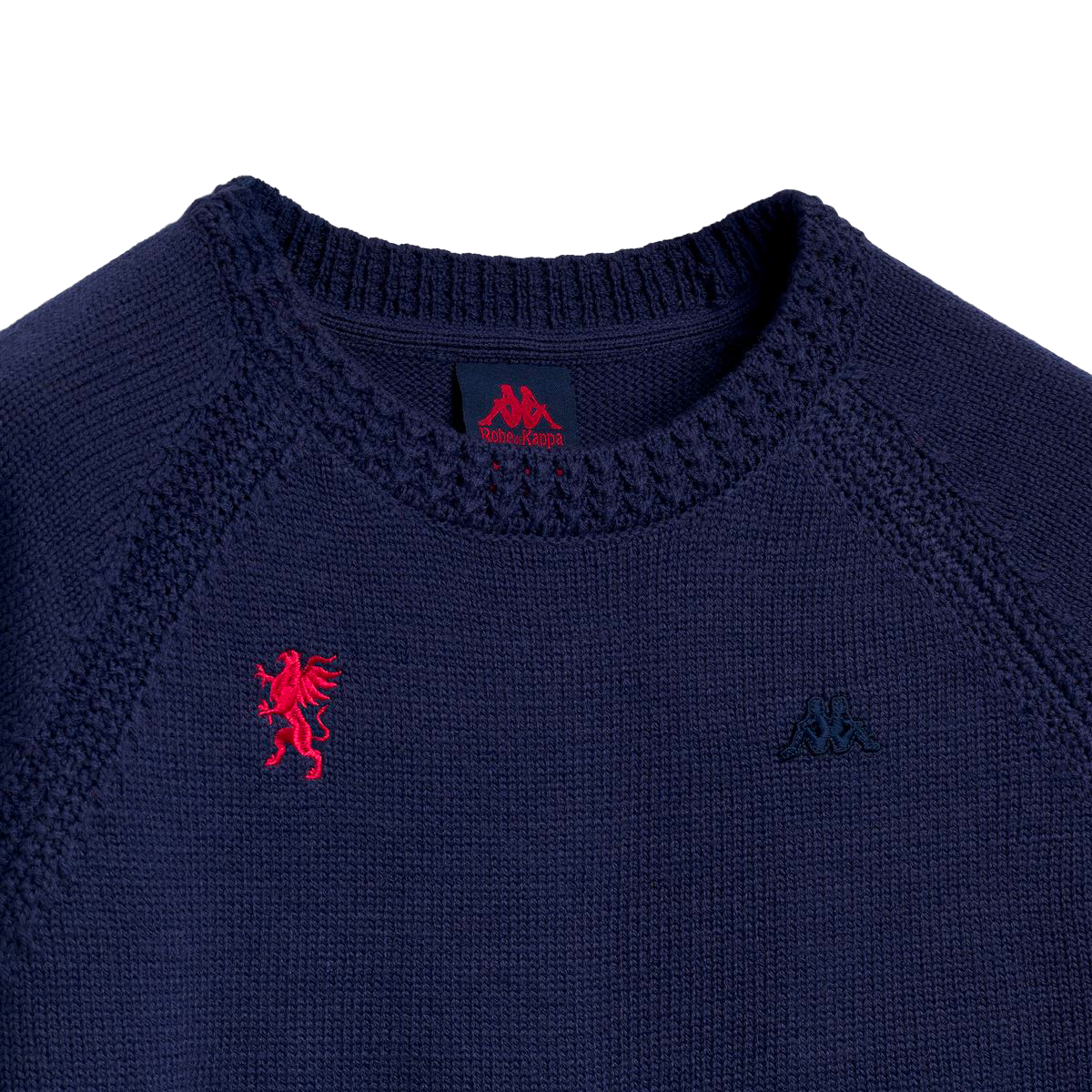 Maglione Girocollo Blu Robe di Kappa