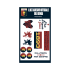 Kit adesivi Genoa - 1893 giallo